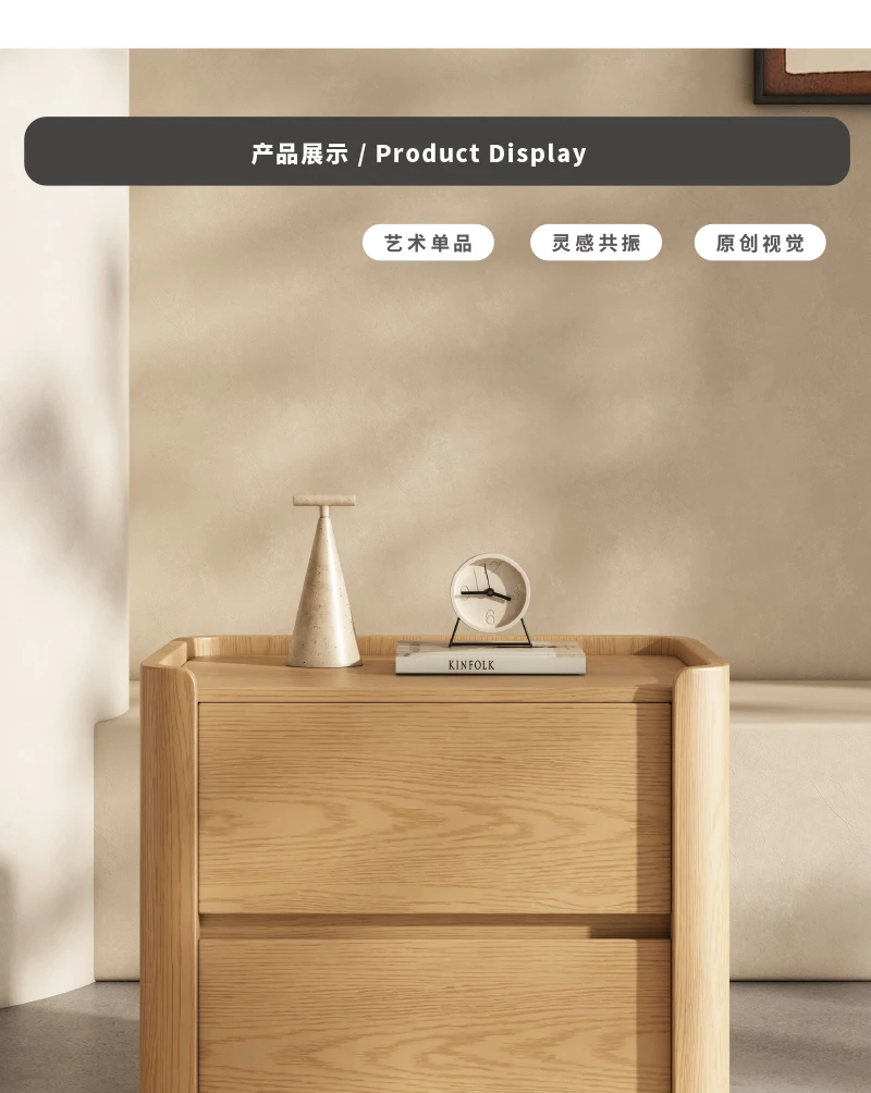 Creative Display Simple Luxury Bedside Tables Trendy Aesthetic Night Table Delicacy Modern Table De Chevet Bedroom Furniture