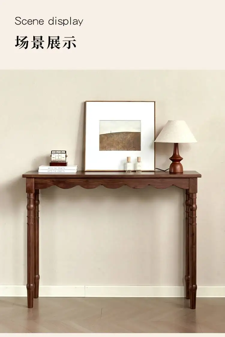 Tables Retro Console French Narrow Design Living Room Entryway Console Tables Premium Trendy Consolas Móveis Entrada Furniture