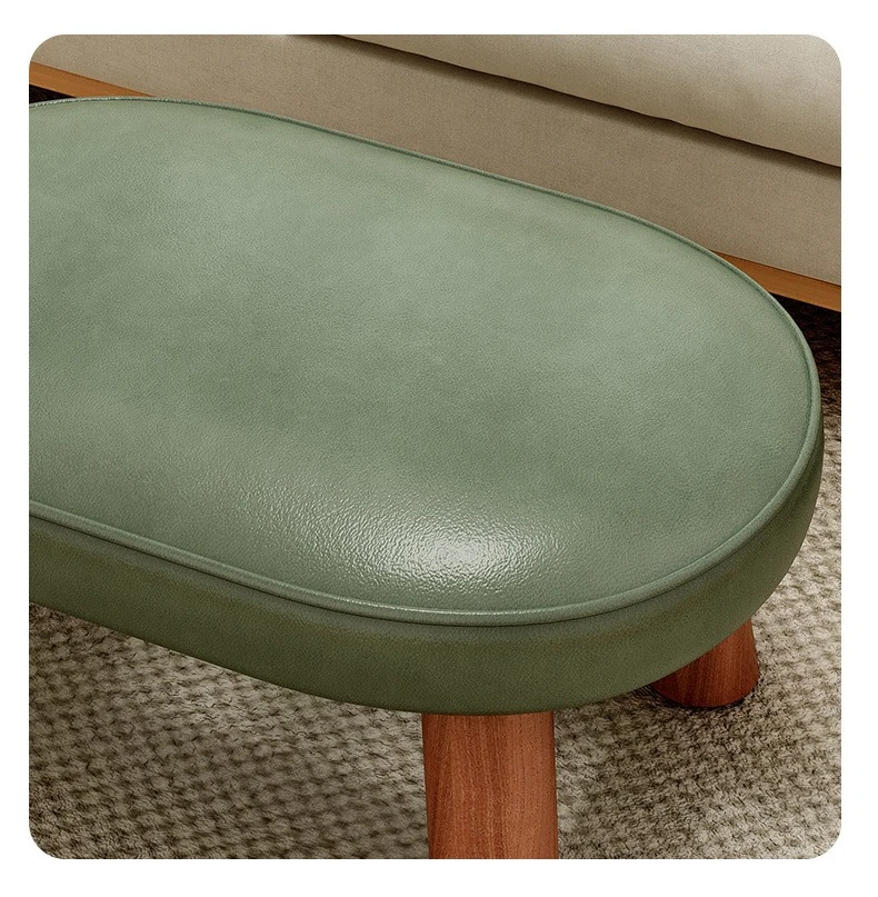 Small stool home low stool living room stool creative children's seat cushion sturdy and durable sofa footstool