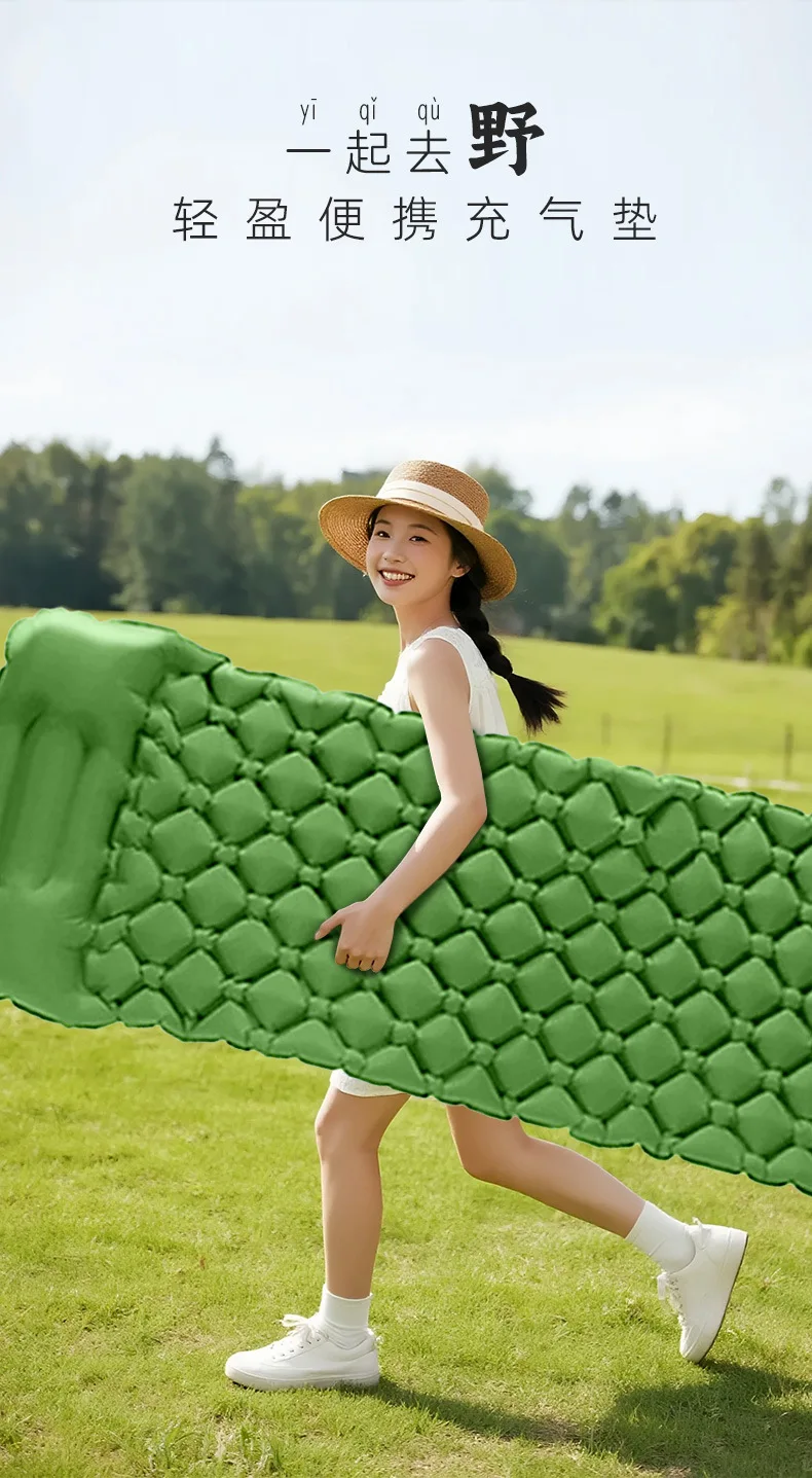 Air mattress camping mattress,outdoor travel sleeping bag,lightweight  good storage,suitable for camping,hiking ,mountaineering