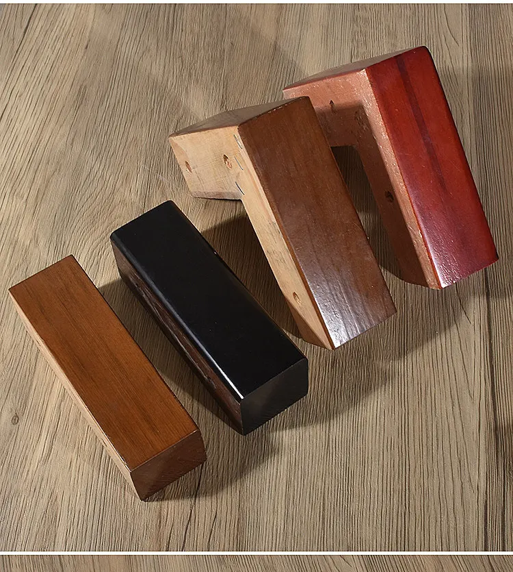 Solid Wood Sofa Legs, Furniture Universal Legs Coffee Table Mats Bed Feets Head Cabinets Support Feets Soft Sofa Legs