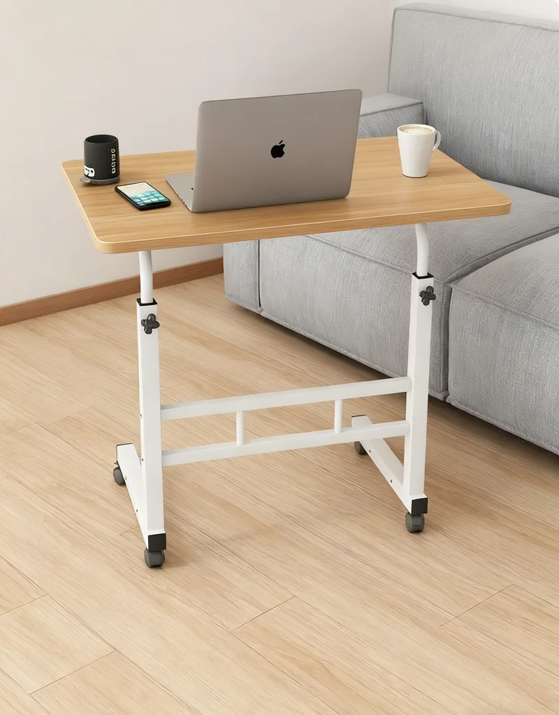 Adjustable TV Tray Table Comfortable Laptop Table dinners for Eating TV Dinner Tray on Bed Sofa for Eating Reading 60x40cm compu