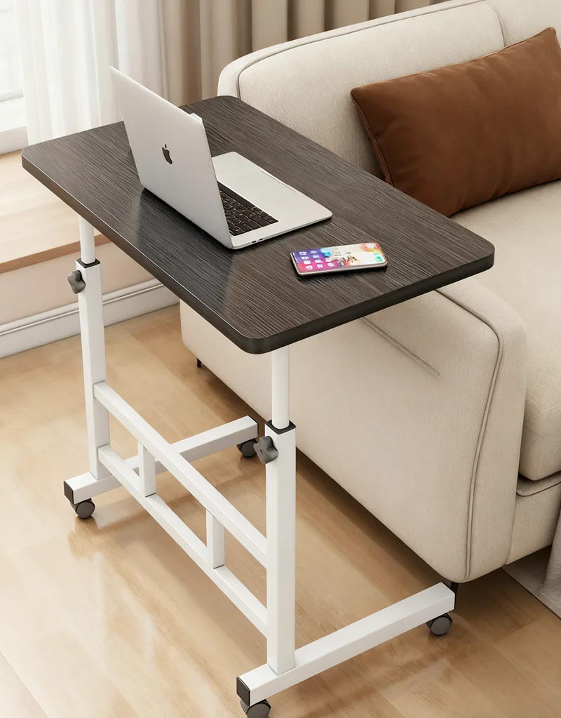 Adjustable TV Tray Table Comfortable Laptop Table dinners for Eating TV Dinner Tray on Bed Sofa for Eating Reading 60x40cm compu