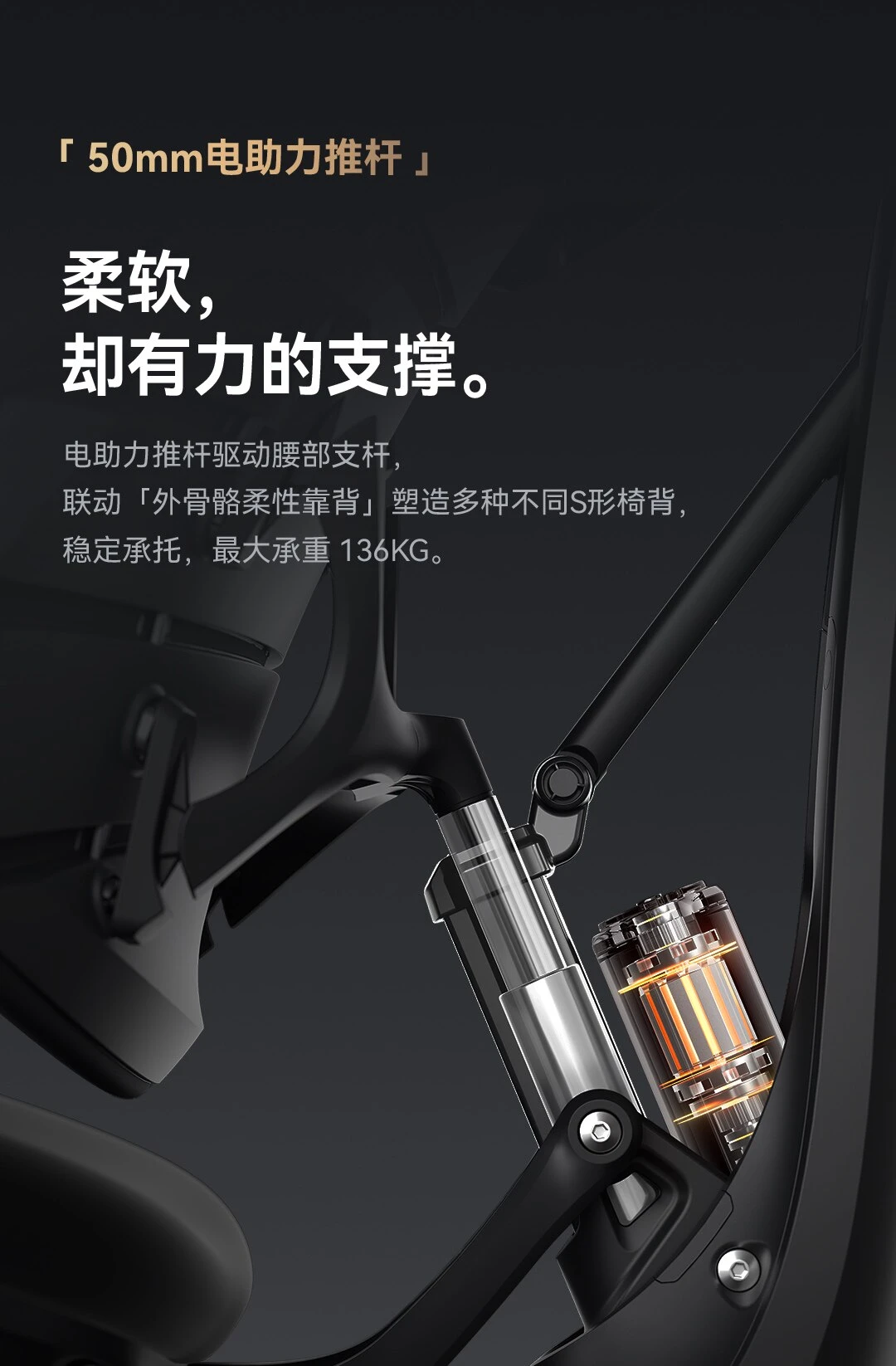 Libernovo OC1 Pro Office Chair Computer Ergonomic Gaming Chair Lumbar Support Lifting Design E-sports Chair Silent Wheels