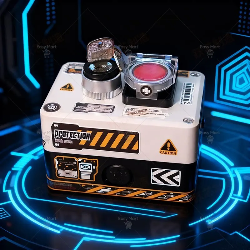 Dual Button External PC Power Switch with LED, Computer Case Startup Reset Control