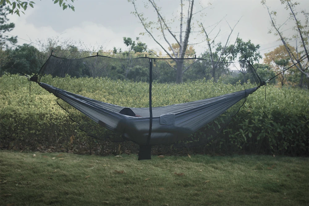 Hammock Mosquito Net Outdoor Breathable Insect Screen Portable Travel Camping Hammock with Mosquito Net Included Adult Size