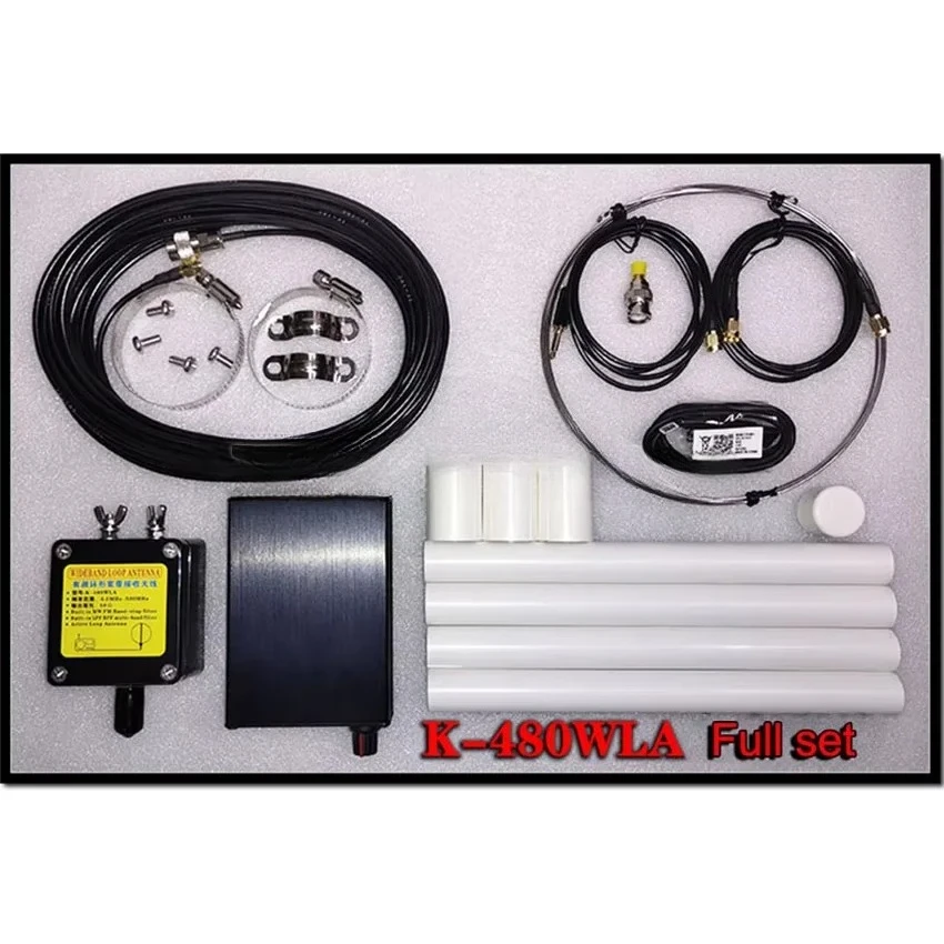 For K-480WLA MW/SW/FM/Airband /UHF /VHF 0.5MHz-500MHz Full Band Antenna LOOP Small Loop Short Wave Antenna and Filter