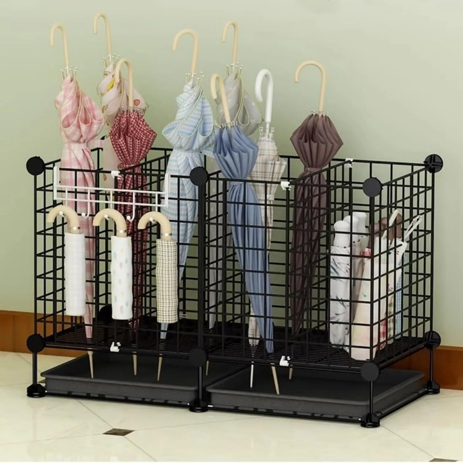 40Pcs Wire Cube Connectors Plastic Storage Cube Connector Wire Grid Cube Organizer Connector for Modular Closet Storage Shelving