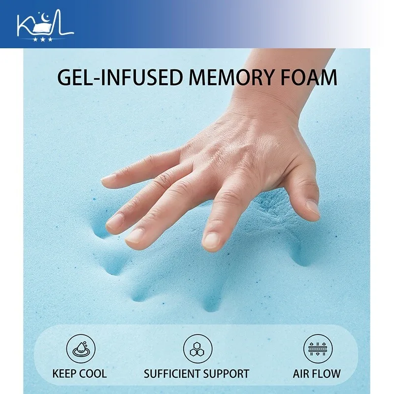 Gel Cooling Memory Foam Mattress Custom Made | US Twin Full Queen King Size Bed Mattress