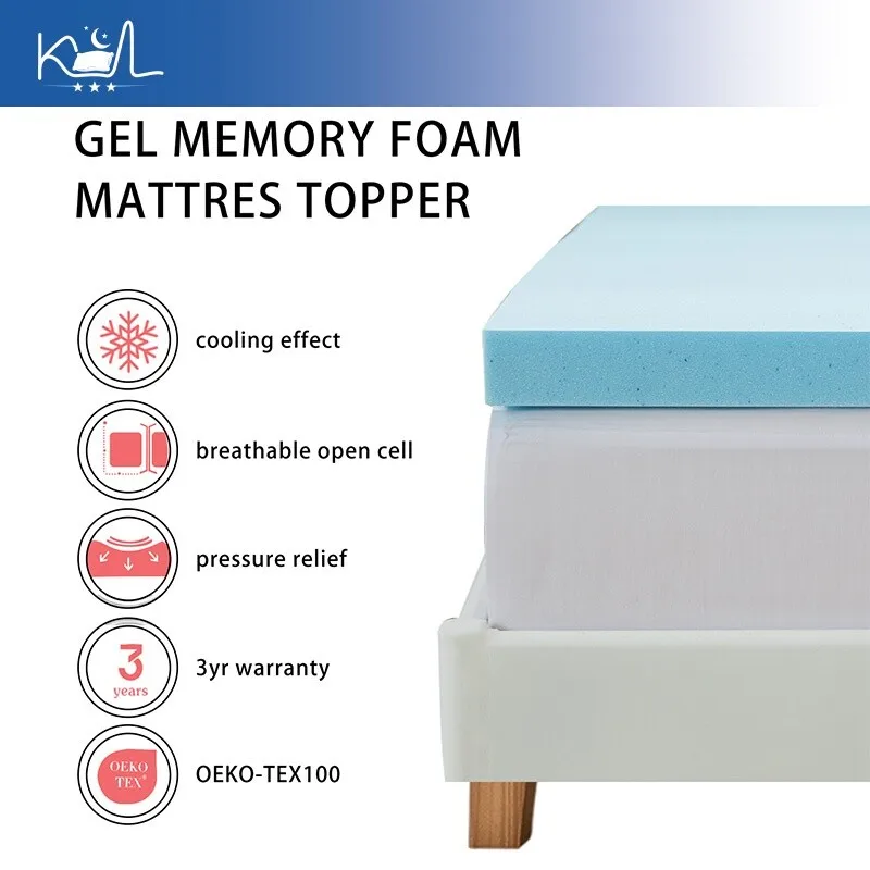 Gel Cooling Memory Foam Mattress Custom Made | US Twin Full Queen King Size Bed Mattress