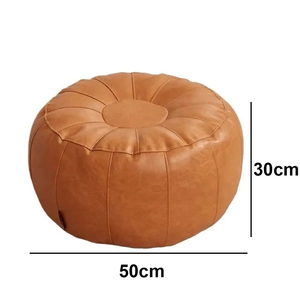 PU Leather Unstuffed Storage Leg Bench Need to Fill Clothes Large Capacity Clothes Storage Chair Non-Slip Nordic Sofa Footstool
