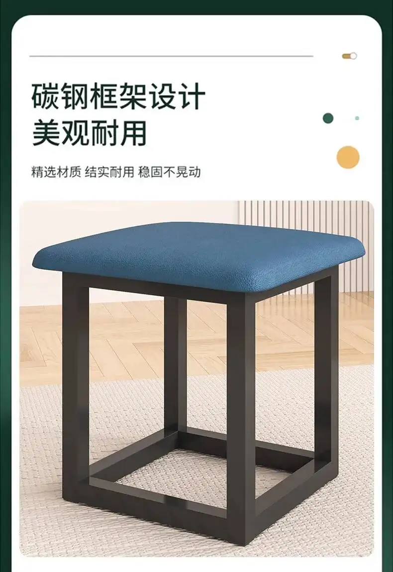 modern Creative 5 in 1 Sofa Stool Nordic Living Room Furniture Home Rubik's Cube Combination Fold Stool Iron Storage Ottomans y