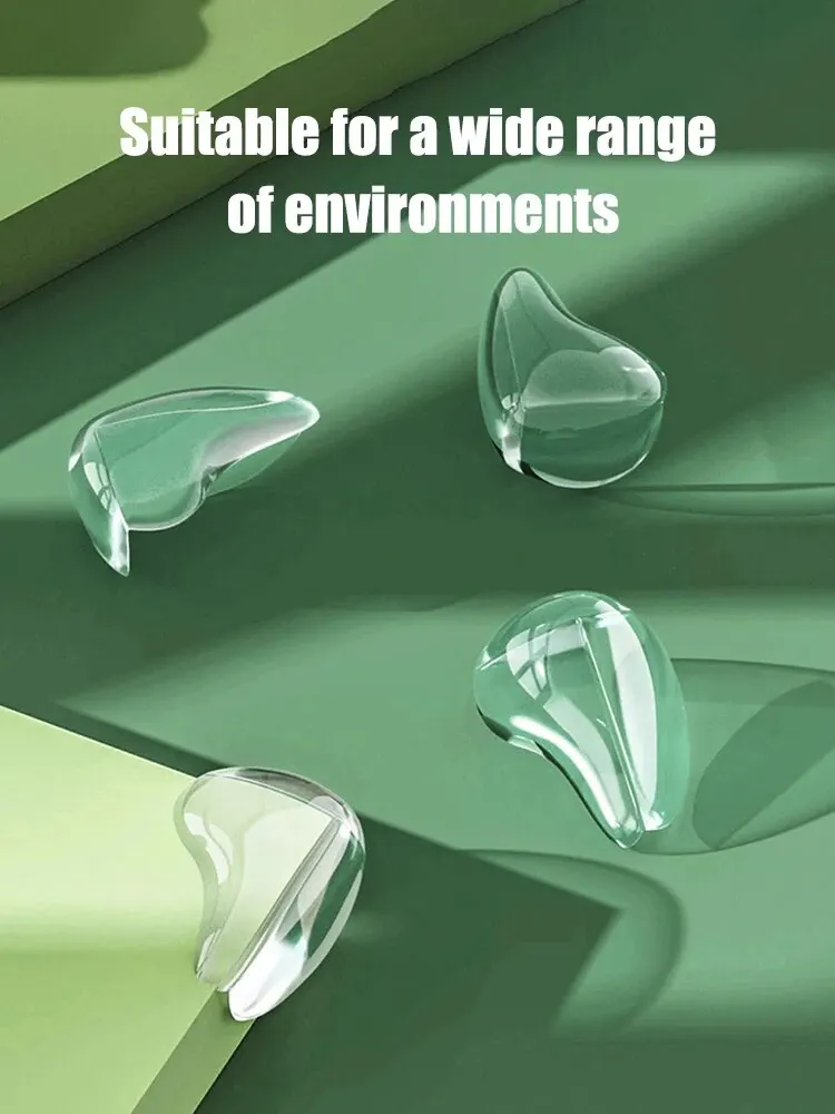 10PCS Clear Anti-collision Coffee Table Furniture Corner Protectors Children's Soft Corner Sheathing Living Room Decor