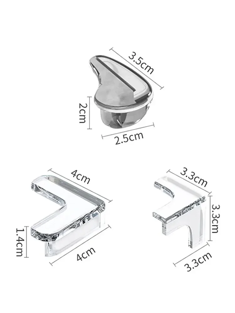 10PCS Clear Anti-collision Coffee Table Furniture Corner Protectors Children's Soft Corner Sheathing Living Room Decor