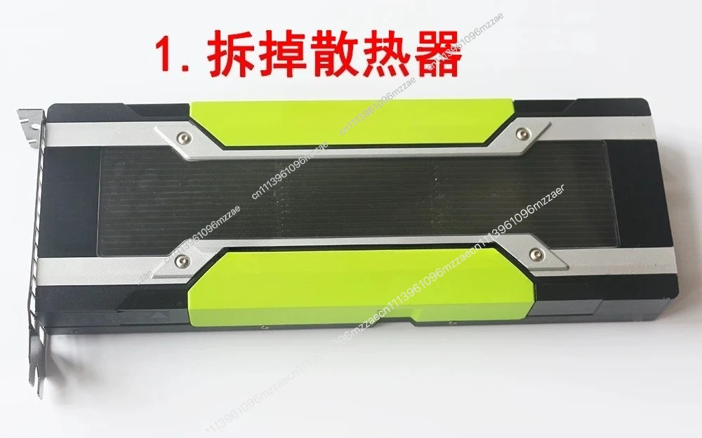 P40 M40 K80 P100 Graphics Card Cooling Modification Three Fan Version 9CM Ultra-thin