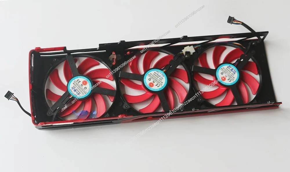 P40 M40 K80 P100 Graphics Card Cooling Modification Three Fan Version 9CM Ultra-thin