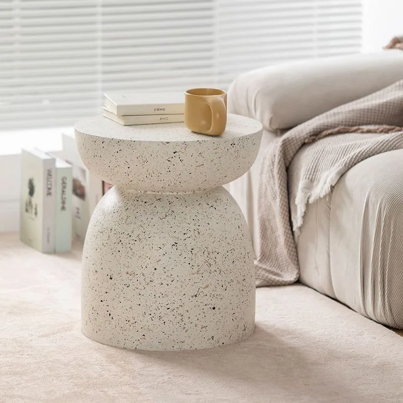 Cream Style Creative B & B Side a few wabi-sabi Japanese-style designer sofa coffee table bedside table ins light luxury corner
