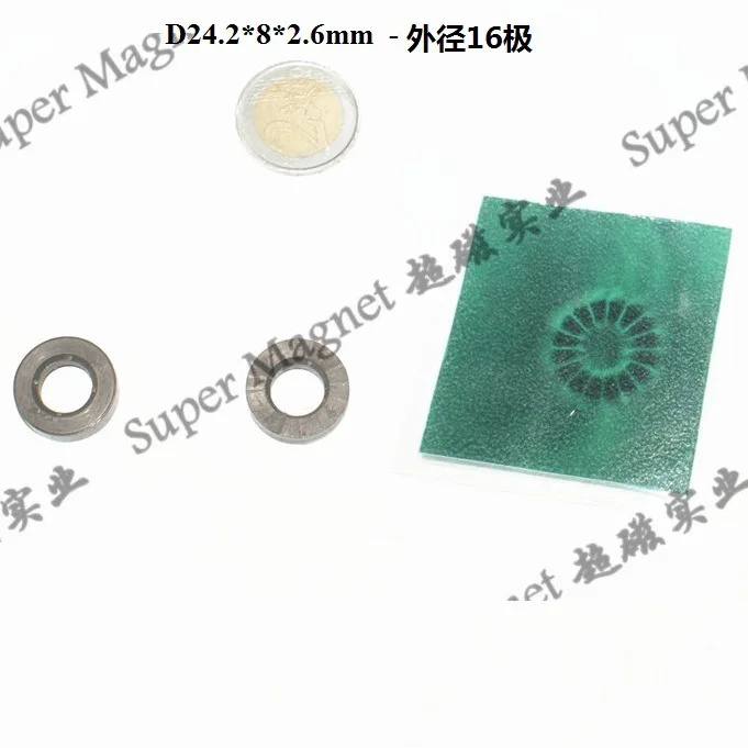 44 Pole Magnetic Ring 32x24x1.5mm, AS5000-MR20-44 Replacement Magnet for AMS Hall Sensor, Encoder Ring