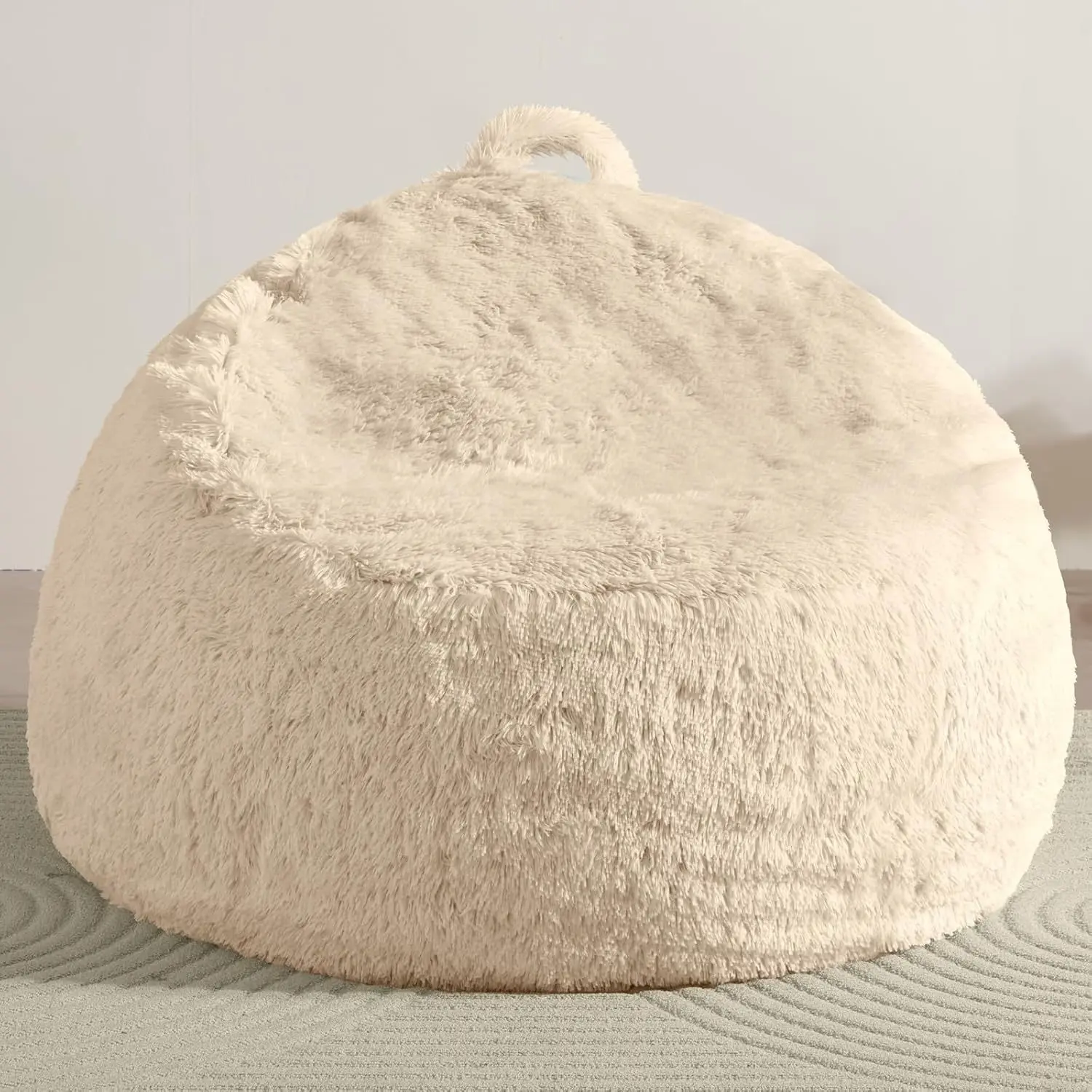Lazy sofa bean bag artificial fur Doudou sofa jacket children's toy storage cover