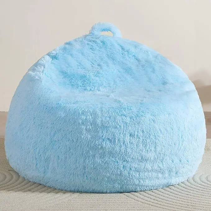 Lazy sofa bean bag artificial fur Doudou sofa jacket children's toy storage cover