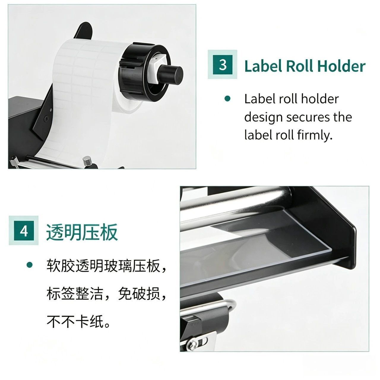 Automatic Label Peeling Machine Fully Automatic Sticker Separator Stripper For Self Adhesive Label Industrial Label Dispenser