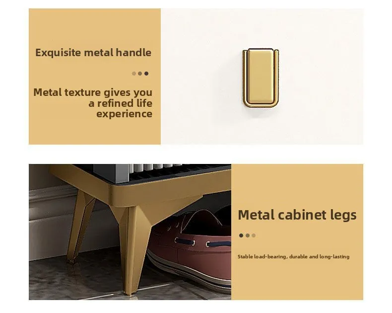 Ultra Thin Shoe Cabinet Modern Flip Door Shoe Storage Cabinet Large Capacity Entrance Organizer Slim Hallway Furniture HomeDecor