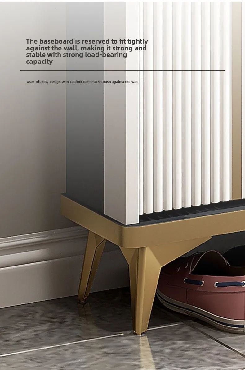 Ultra Thin Shoe Cabinet Modern Flip Door Shoe Storage Cabinet Large Capacity Entrance Organizer Slim Hallway Furniture HomeDecor