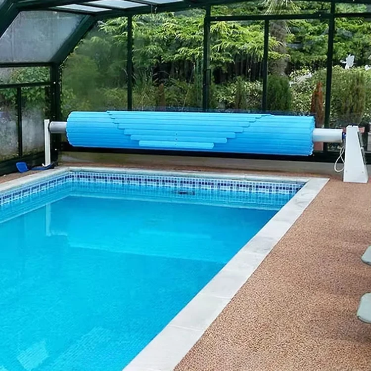 Motorized Retractable Pool Cover Aluminum, Heavy Duty Waterproof Roller Shutter for Commercial & Residential Pool