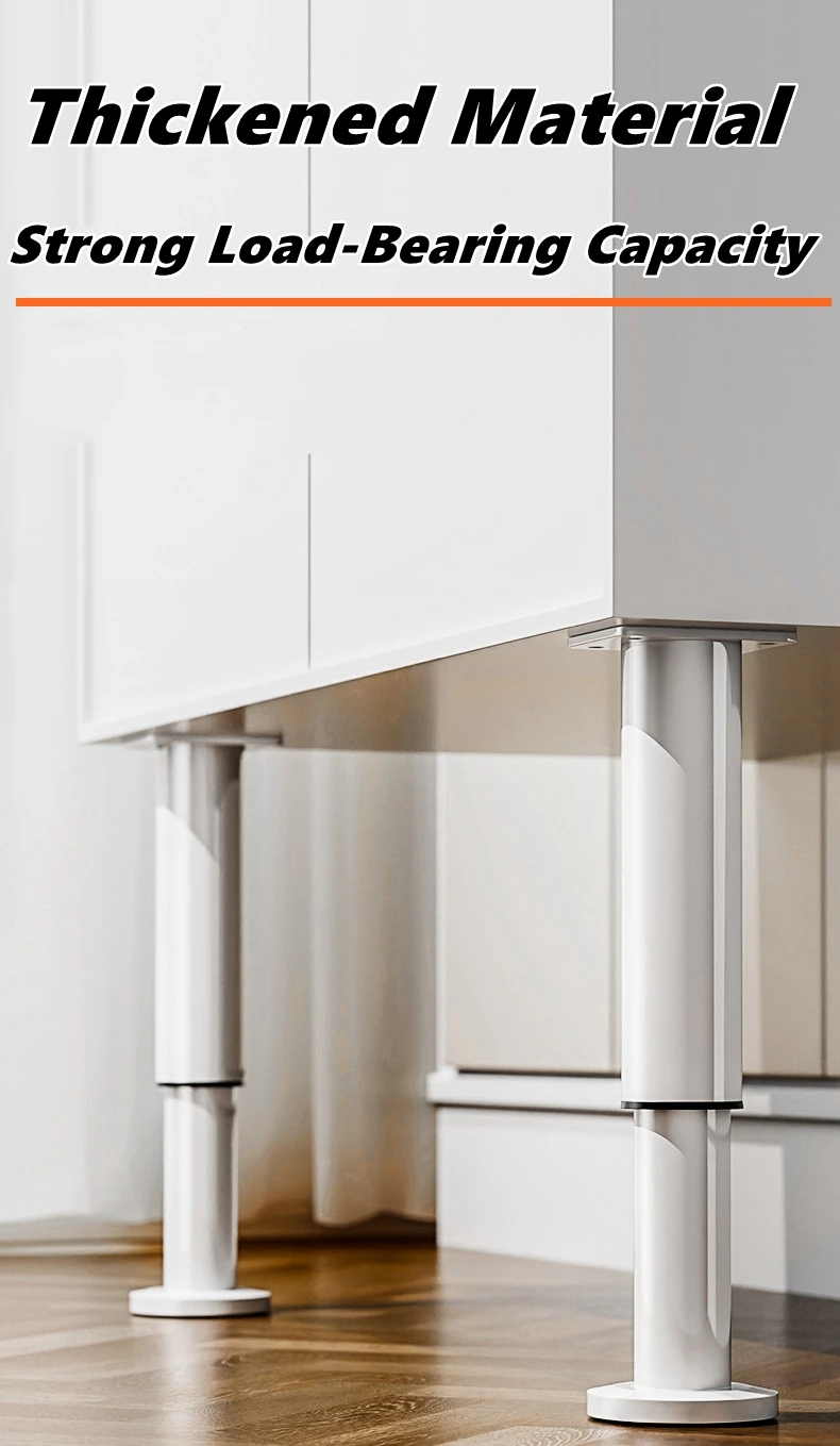 1PCS 8-110cm Adjustable Height Furniture Support Legs for Bed Frame Metal Adjustable Furniture Legs for Bed/Sofa/Cabinet/Couch