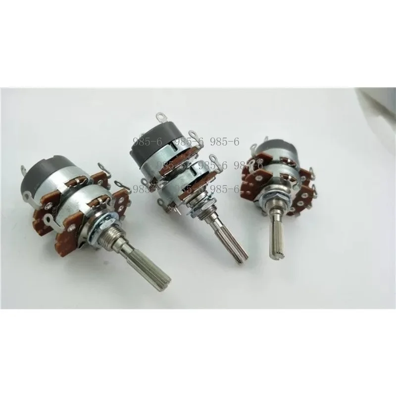8-pin Antique volume potentiometer with dual taps A50K A100K A250K A500K A1M