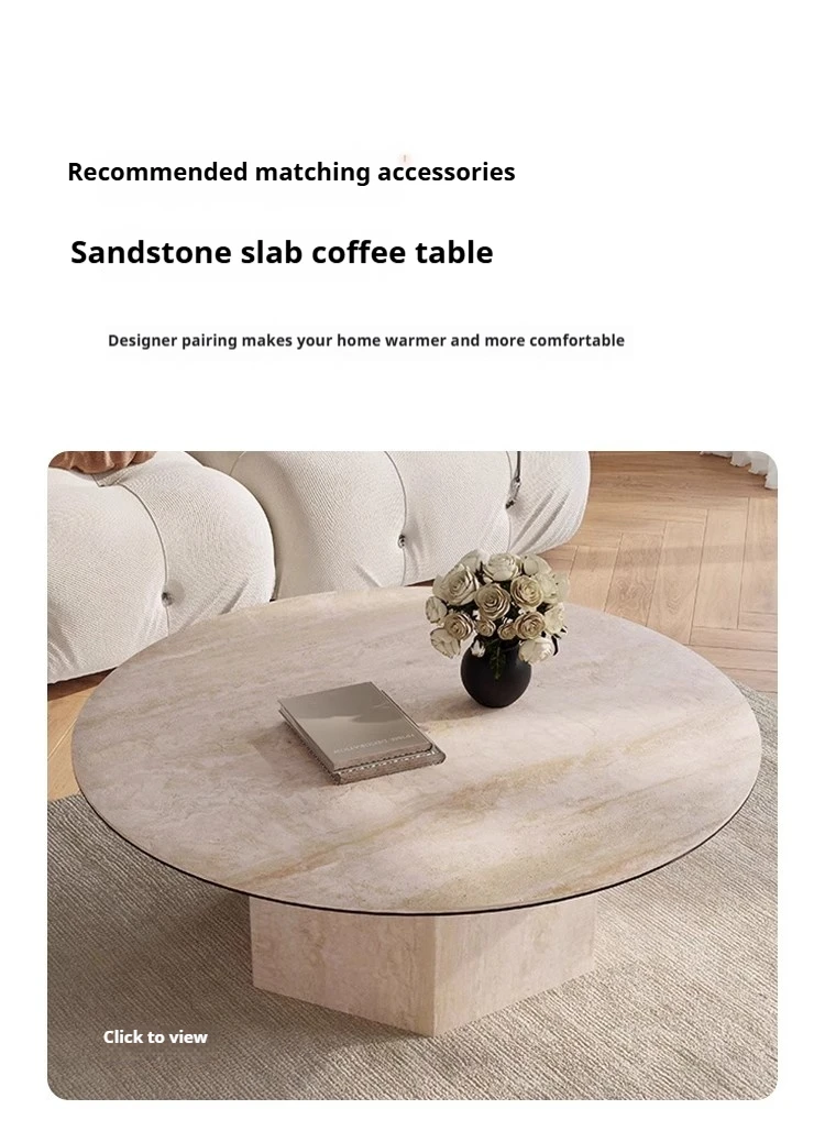 Any Size Custom Mid Century Retro Travertine Dining Set Solid Wood Upholstered Chairs Stable Load Family Home Dining Furniture