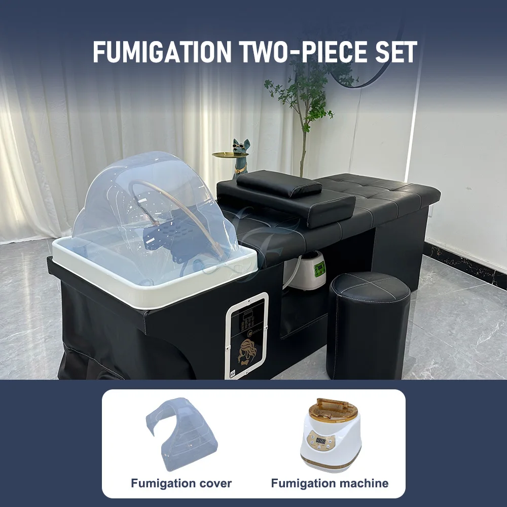 Hydrotherapy Water Circulation Shampoo Bed For Salon Head Massage Spa Therapy