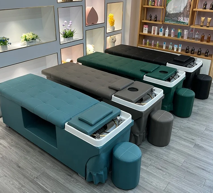 Hydrotherapy Water Circulation Shampoo Bed For Salon Head Massage Spa Therapy