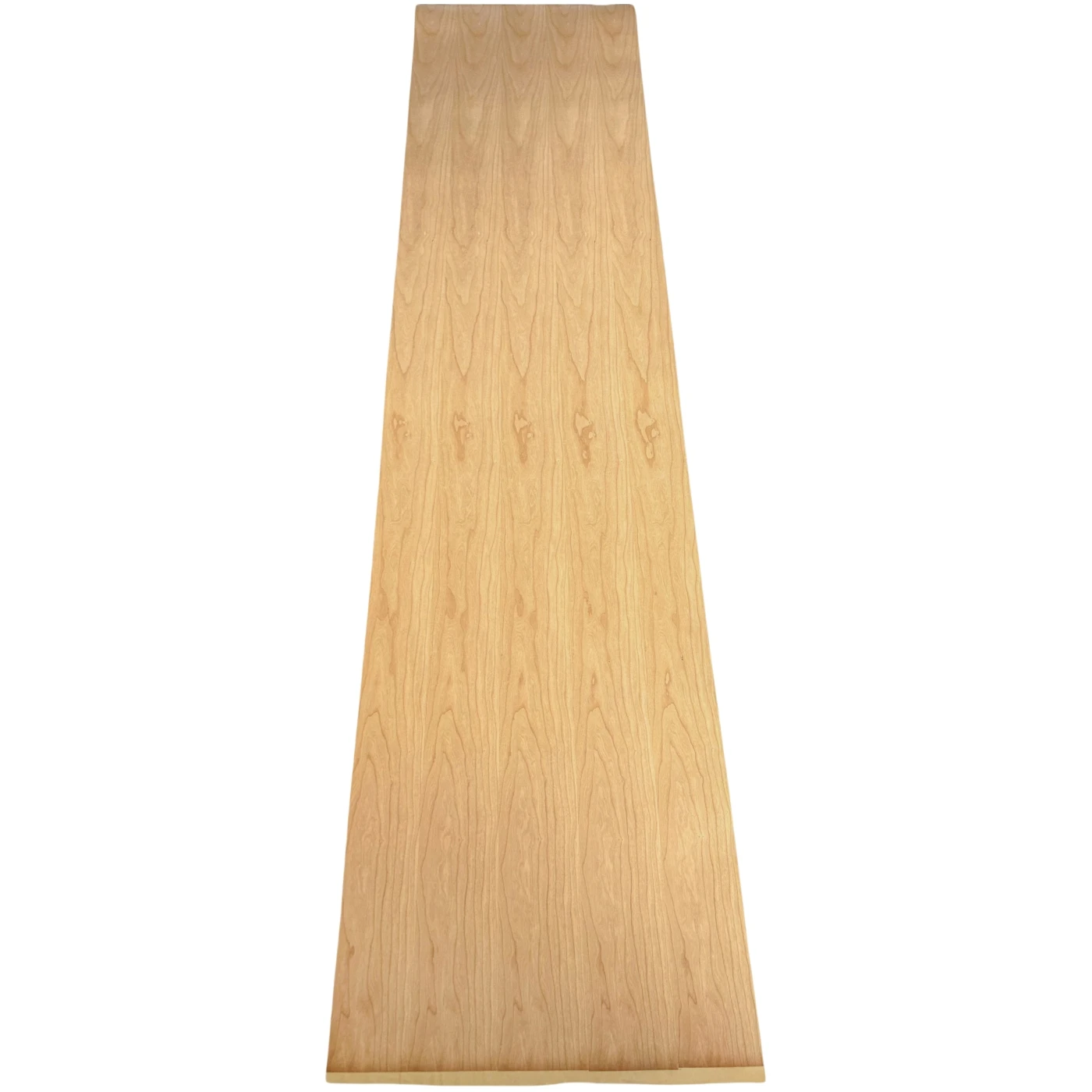 58x250cm, Kraft Paper Backed Thin Veneer of 0.25mm Thickness, Natural American Cherry Wood Veneer Roll for Furniture Renovation