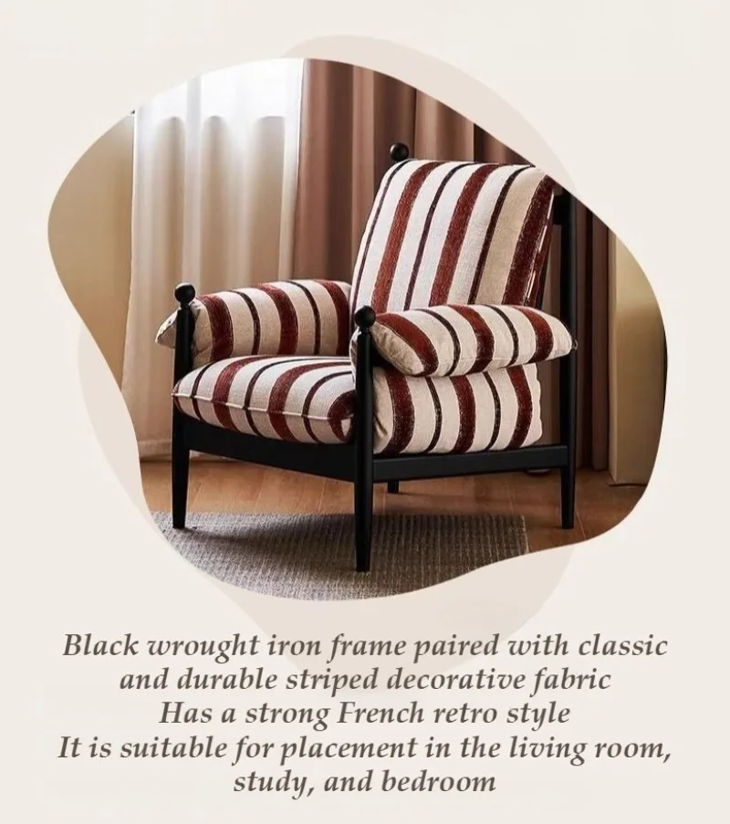 Vintage Living Room Sofas Luxurious Living Room Sofa Lazy Relaxing Armchairs Pufff Household Chairs Modern Decoration Furniture