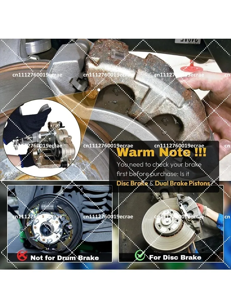 Brake Caliper Compression Tool for Disc Brake Dual Pistons Car Repair Speedy Brake Pad Spreader