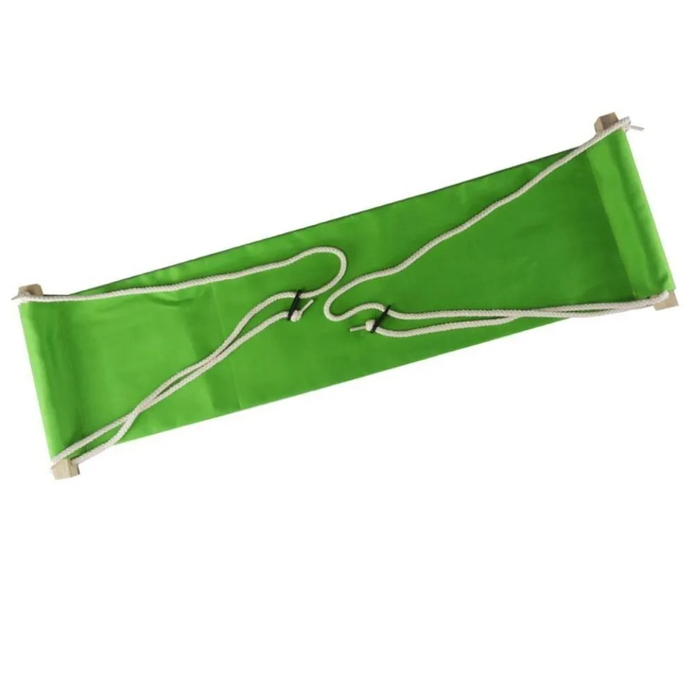 Creative Pastoral Resting Hammock Adjustable Polyester Cotton Cloth Foot Hammock Comfortable Office Desk Resting Swing