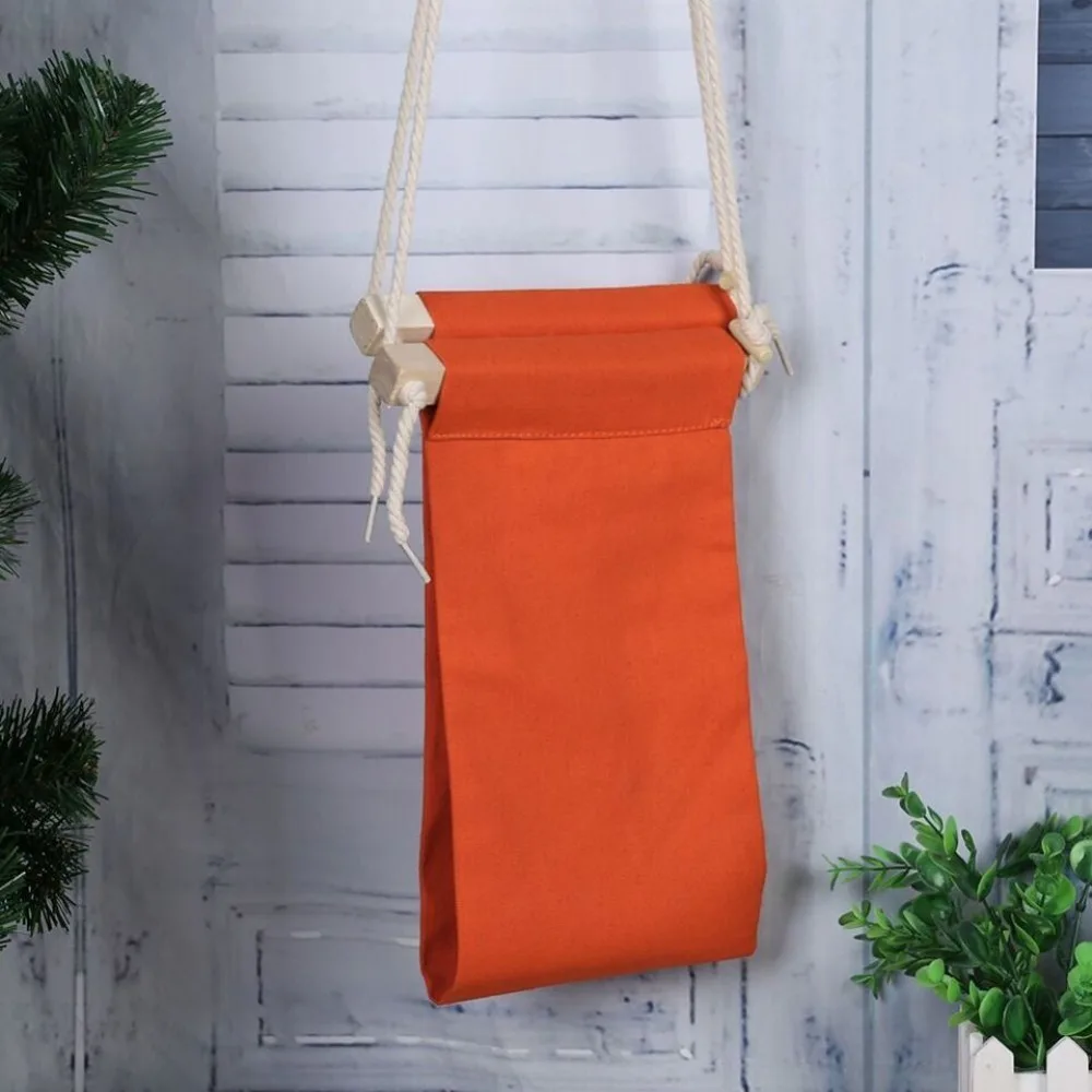 Creative Pastoral Resting Hammock Adjustable Polyester Cotton Cloth Foot Hammock Comfortable Office Desk Resting Swing
