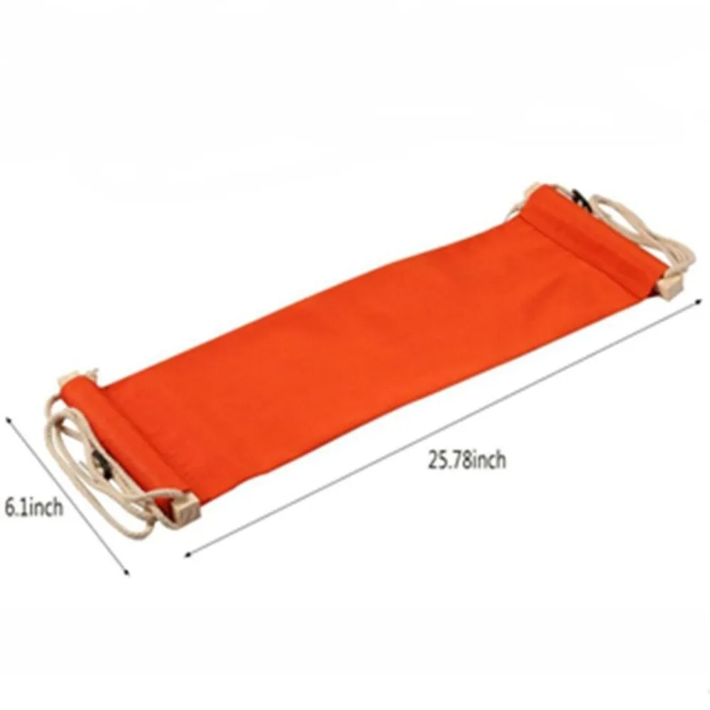 Creative Pastoral Resting Hammock Adjustable Polyester Cotton Cloth Foot Hammock Comfortable Office Desk Resting Swing