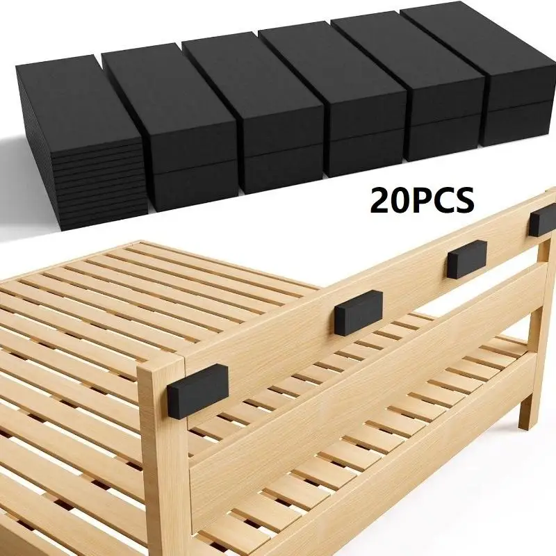 10/20 Sheets EVA Foam Double Sided Tape Wall Stickers, Shockproof Protector for Sofa Bench Wall