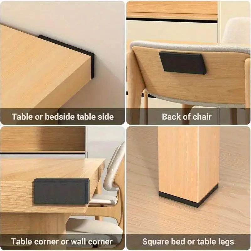 10/20 Sheets EVA Foam Double Sided Tape Wall Stickers, Shockproof Protector for Sofa Bench Wall