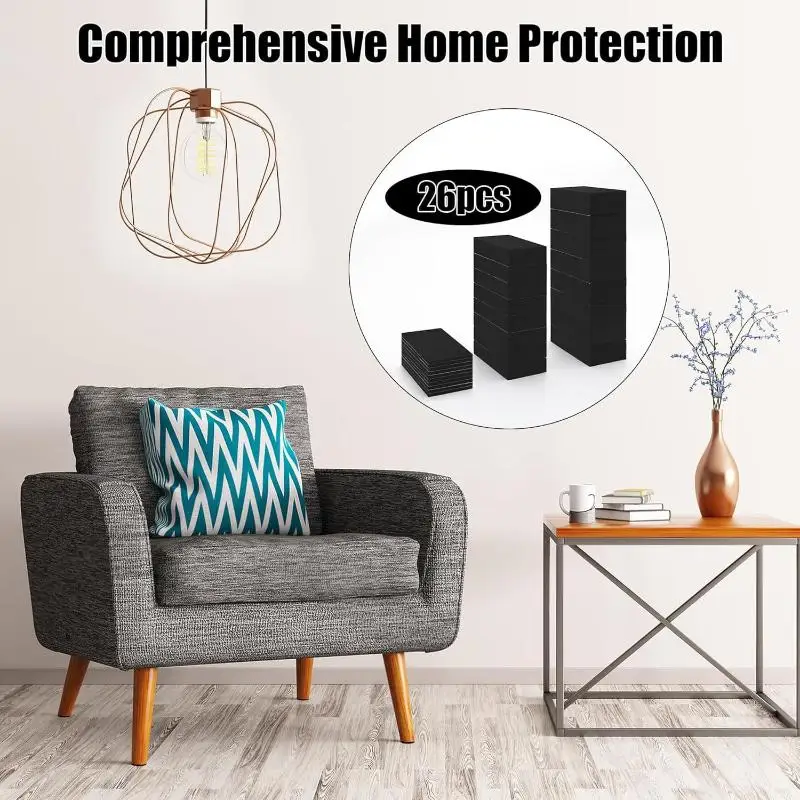 10/20 Sheets EVA Foam Double Sided Tape Wall Stickers, Shockproof Protector for Sofa Bench Wall