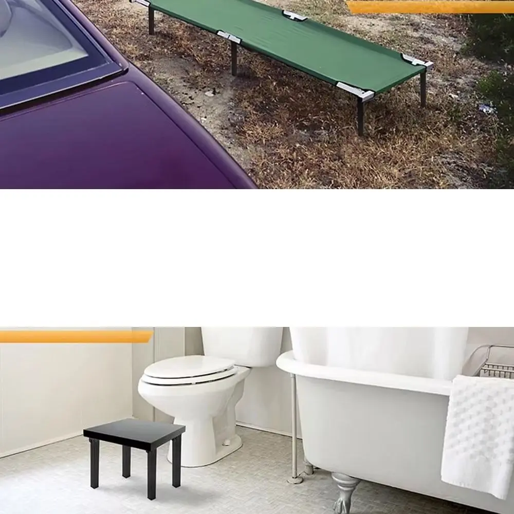 90° Folding Table Leg Replacement Metal DIY Bed Sofa Support Legs Collapsible Table Legs Feet