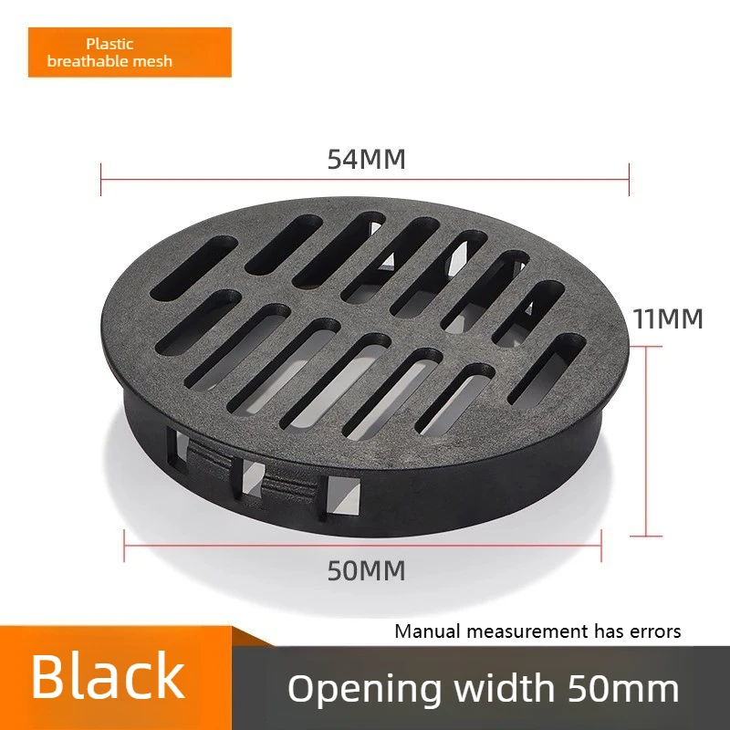 New! For 35/50mm Round Cabinet Air Duct Vent Plastic Louver Mesh Hole Plug Decoration Cover Wardrobe Grille Ventilation Systems