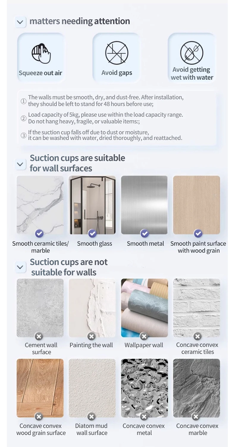 Suction Cup Bathroom Towel Rack Space Aluminum Wall-Mounted Minimalist Multi-Functional Storage Shelf No Drilling Required