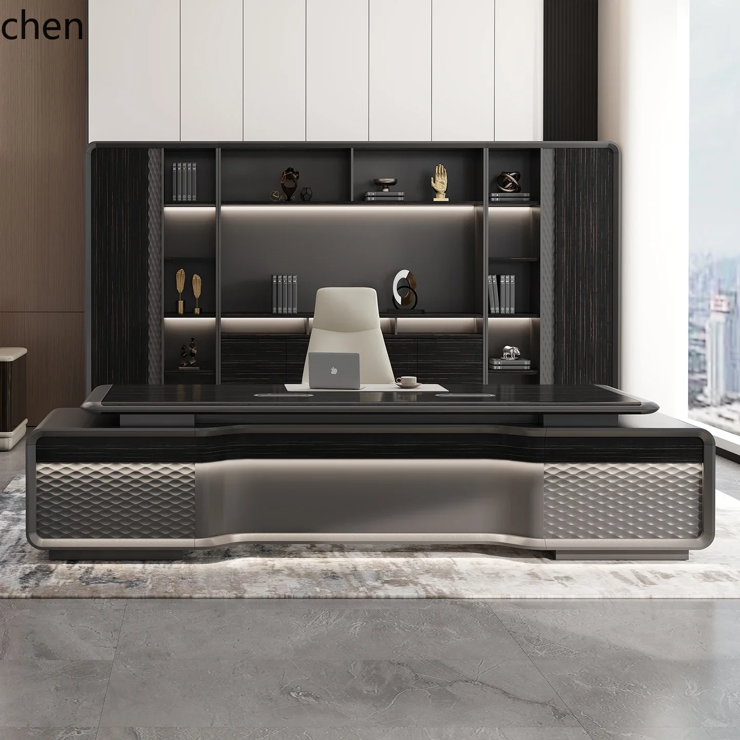 HYS senior sense manager desk office desk simple modern light luxury high-end