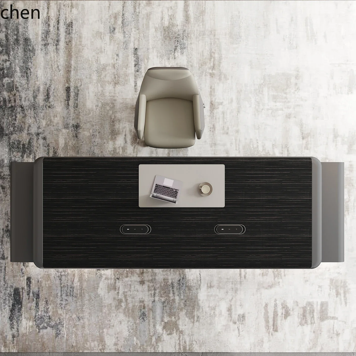 HYS senior sense manager desk office desk simple modern light luxury high-end