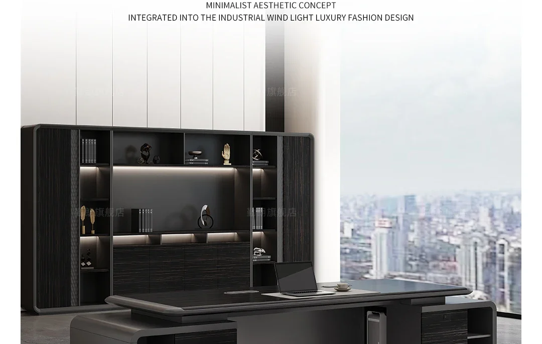 HYS senior sense manager desk office desk simple modern light luxury high-end