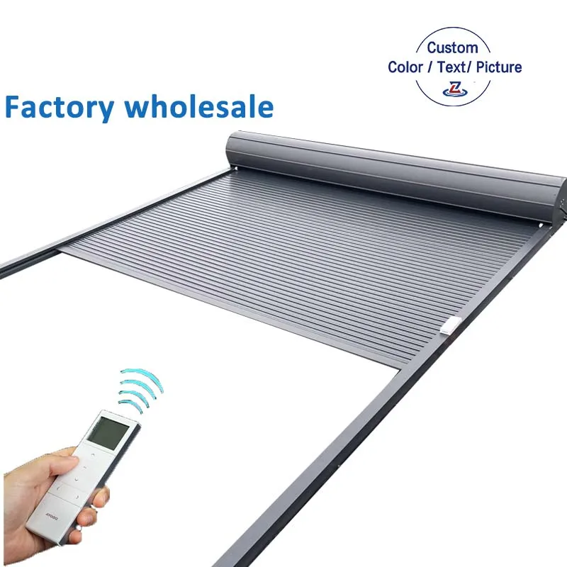 Any Size Custom Modern Fixed Aluminum Awning Polyurethane Roof Outdoor UV Heat Resistant Electric Adjustable Canopy