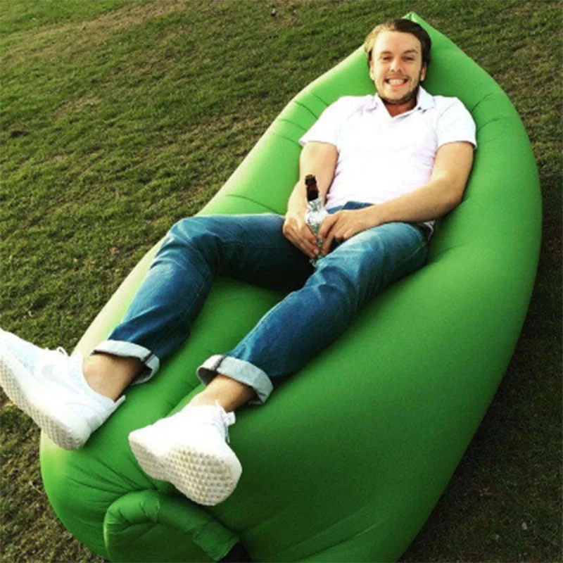 Portable Air Sofa Bed Inflatable Sofa Outdoor Inflatable Bed Outdoor Beach Bed Lazy Inflatable Camping Music Festival Rest Sofa